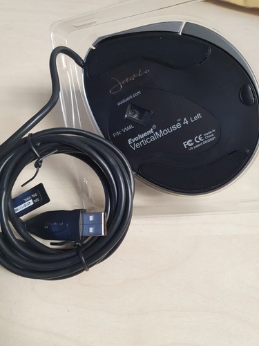 Evoluent Vertical Mouse 4 USB Wired Ergonomic Left Hand - Picture 4 of 5