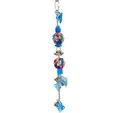 1093 Dolpin Waterfall - Handcrafted Deluxe Colorful Climbable Bird Cage Toy