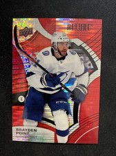 21-22 UD Allure Hockey Red Rainbow Parallel 22 Brayden Point