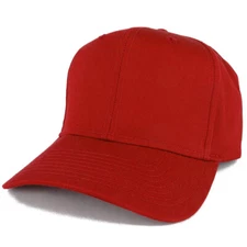 XXL Oversize High Crown Adjustable Plain Solid Baseball Cap - FREE SHIPPING