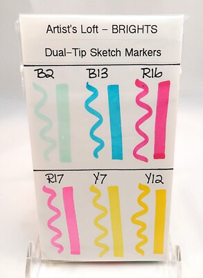 Michaels BRIGHTS Artist's Loft Dual-Tip Sketch Alcohol Markers