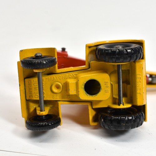 Matchbox Lesney Taylor Jumbo Crane #11 Weather Hill Hydraulic Front loader #24 - Picture 4 of 6