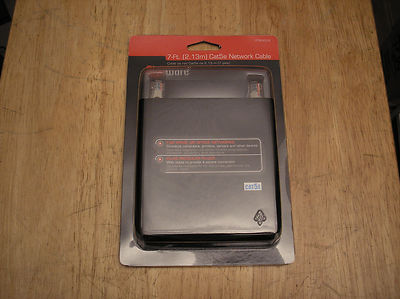 NEW in pkg * 7ft Cat5e Ethernet Cable * Gigaware * Radio Shack 278-2012 