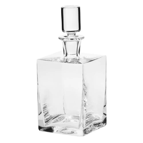 Krosno Caro Quadratische Karaffe für Whisky Rum Dekanter | 750 ml | Handwäsche - Bild 5 von 7