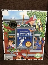 Eeboo KEEPSAKE GROWTH CHART FIREMAN RESCUE STICKERS HEIGHT CHILD TODDLER H