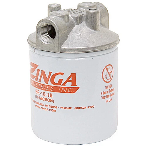 3/8" NPT 7 GPM Return Line Filter Zinga BE-10-18 9-7291