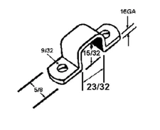 Victor Specialties 10052-S, Service Cable Strap, Box of 100 - New in Box