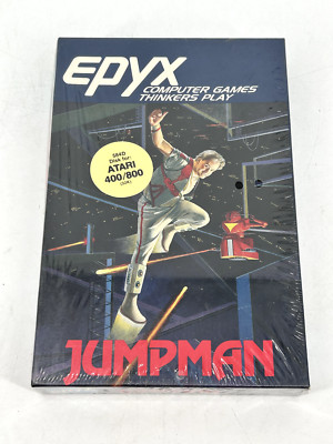 JumpMan Disk For Atari 400/800 by EPYX Brand New Sealed!