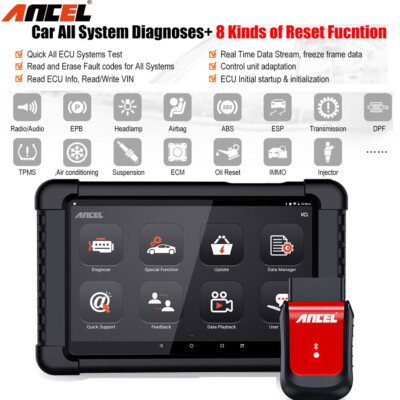 ANCEL X6 OBD2 Kfz-Diagnosegerät Profi Alle System Scanner DPF EPB Öl IMMO Für VW