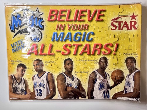 2001-2002 Orlando Magic NBA All-Star Puzzle - Sealed -Grant Hill, McGrady, Ewing - Picture 3 of 8