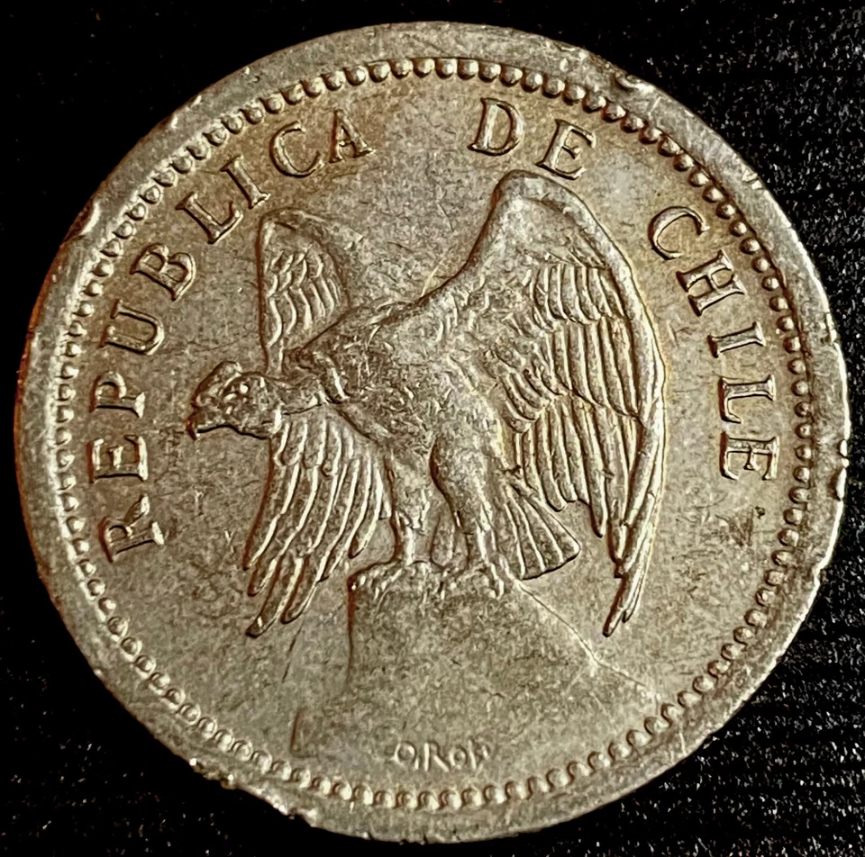 1940 Chile 20 Centavos Coin - Combined Shipping - 5/40 - Image 2 of 4