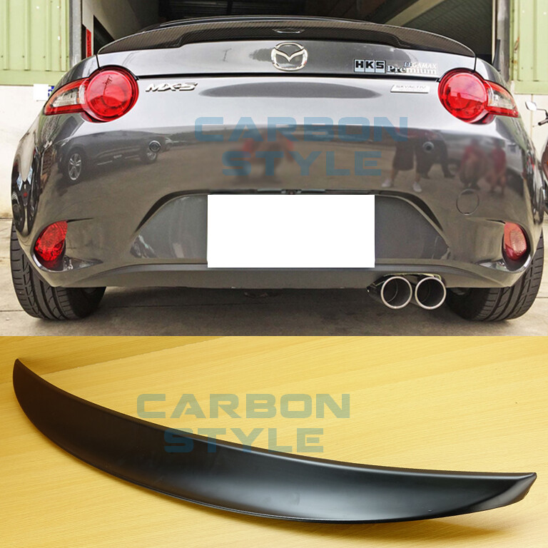 Fits 99-05 Mazda Miata IKON A Style Gloss Black 52 Rear Trunk Spoiler Wing Lip