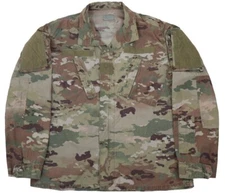 US Army OCP Combat Uniform Coat Jacket Top Multicam Woodland Camo Unisex
