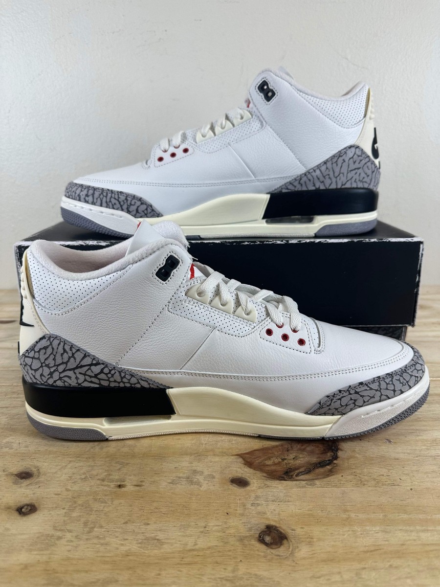 Size 14 - Jordan 3 Retro Mid White Cement Reimagined for