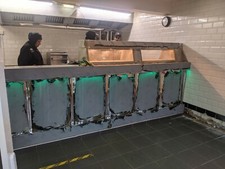 2 pan Preston and Thomas refurbished fish frying range: incl delivery & install