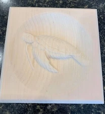 Sea Turtle Nautical Engraving Trim Wood, Corner Trim Block Door Trim Window Trim