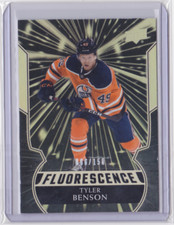 2020-21 UD SERIES 2 FLUORESCENCE GOLD SP /150 TYLER BENSON #F-9 EDMONTON OILERS