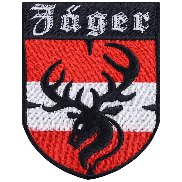 JäGer AufnäHer Hirsch AufbüGler FöRster Patch ÖSterreich Applikation FüR Jagd-image