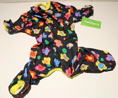 LovinPet Dog Pajamas Jumpsuit MED Lightweight Snap Body Protection Post Surgery - Image 1 of 2