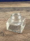 Vintage Carters Clear Glass Ink Bottle Writing Fluid Ink Fountain Pen Empty — photo 2