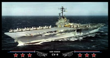 Navy Emporium USS Essex CV-9 Art Print