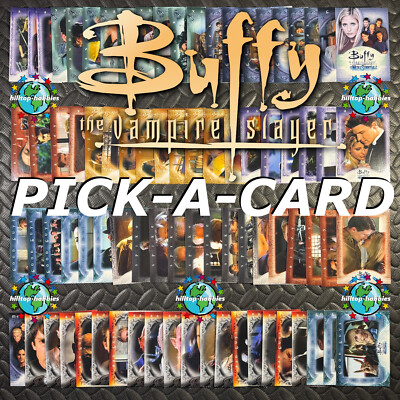 2005 INKWORKS BUFFY VAMPIRE SLAYER MEN OF SUNNYDALE PICK-A-CARD 1-81 OR WRAPPER