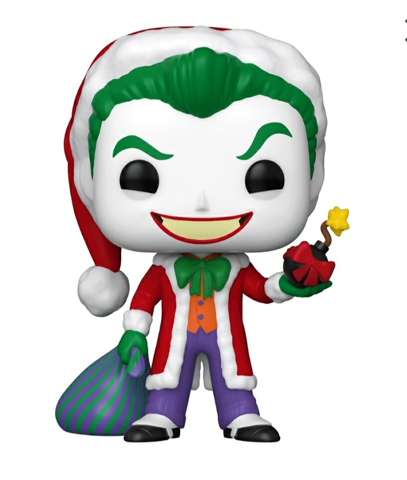 Funko Pop! Dc Heroes #358 The Joker As Santa Holiday Edition W/ Protector