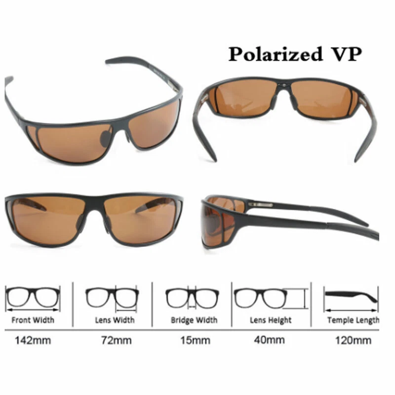 Gafas de sol polarizadas Maxcatch pesca con mosca marco de metal de titanio UV400 exterior Foto 2 de 4