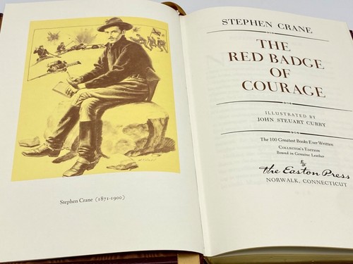 Easton Press RED BADGE OF COURAGE Collectors LTD Edition CIVIL WAR ILLUSTRATED! - Picture 9 of 24