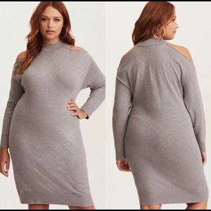 sexy white sweater dress