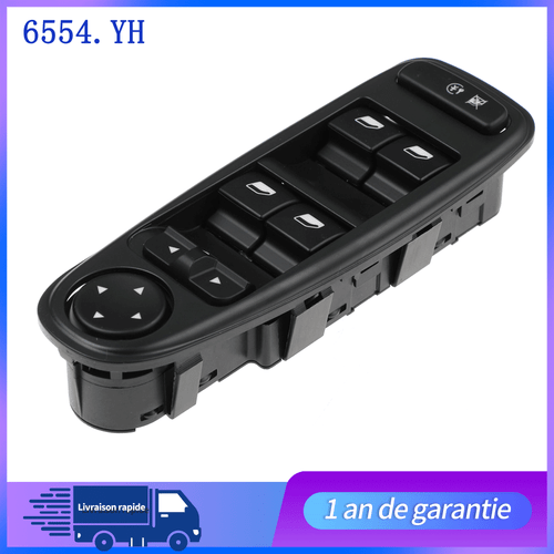 COMMANDE BOUTON LEVE VITRE AVANT POUR GAUCHE C4 PICASSO GRAND C4 PICASSO 6554YH - Picture 5 of 6