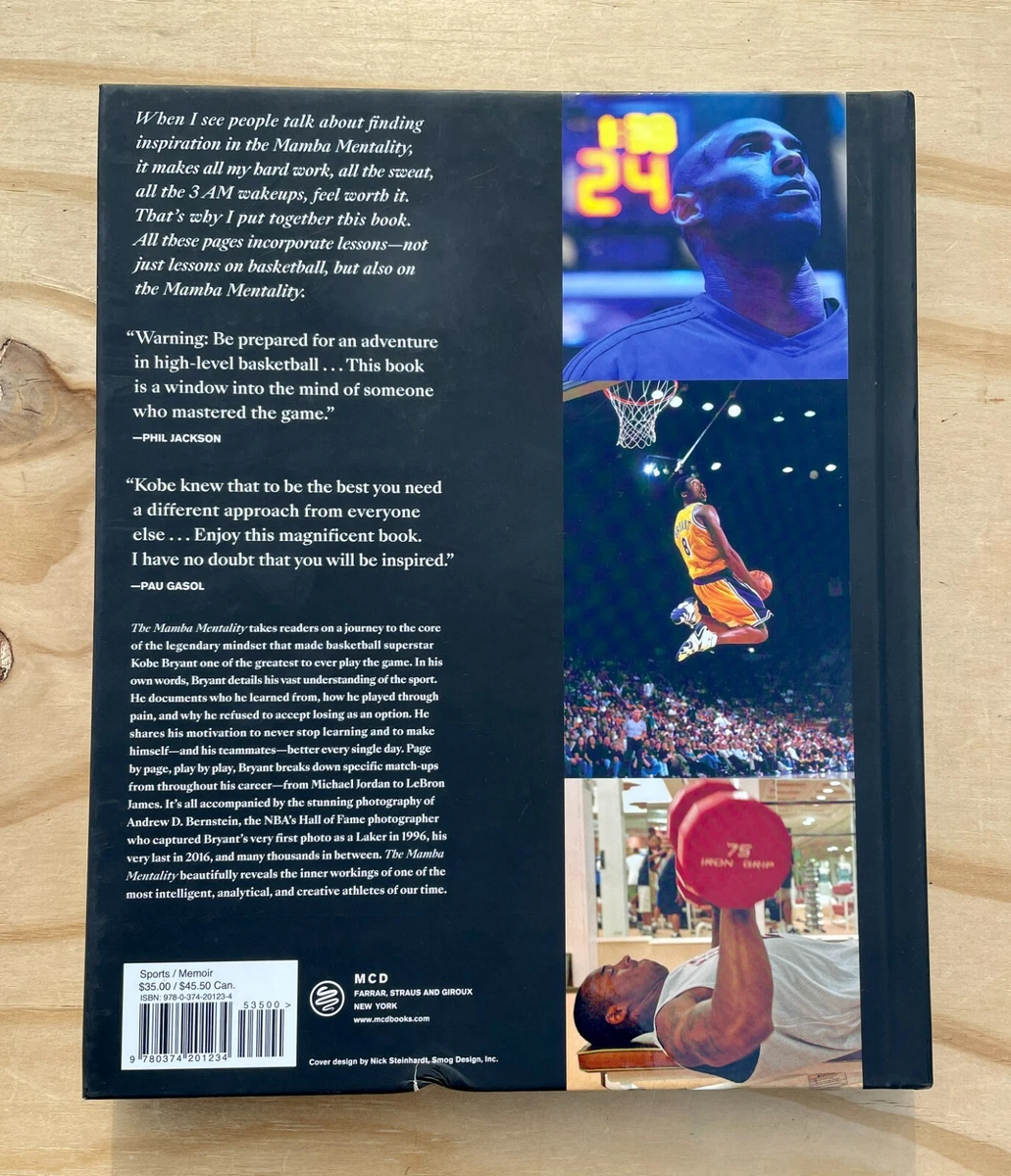 Kobe Bryant The Mamba Mentality How I Play Book 2018 First Ed