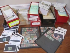 TIME TO RETIRE---$160.00 WORLDWIDE ,lots of glassines, dealer cards ,ALL DIFFER