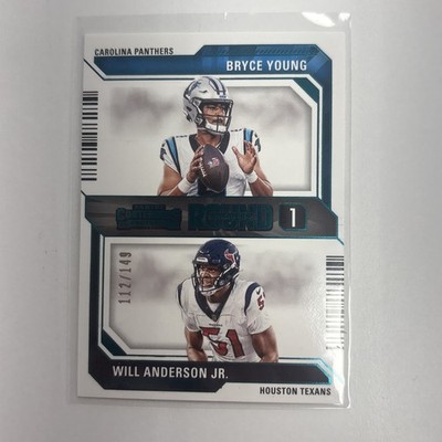 2023 Panini Contenders Teal Rookie #2 Bryce Young Will Anderson /149