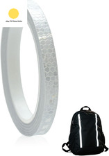8M White Reflective Tape for Vehicles Bikes Helmets Clothing, Reflective Sticke
