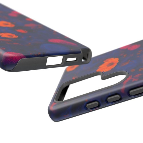 Blue Floral Phone Case, Tough Phone Case, Cute Phone Cover, Unique Gift For Her - 第 186/273 張圖片