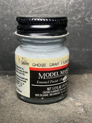 Testors Model Master Dark Ghost Gray 1741 Flat Enamel Paint .5 oz