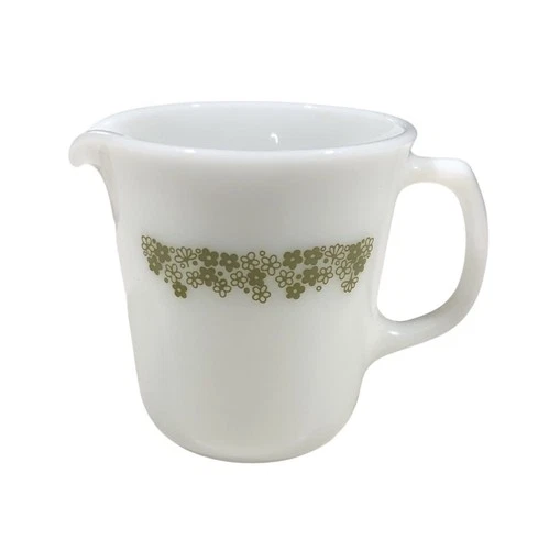 Vintage Pyrex Corning Corelle Crazy Daisy Spring Blossom Creamer D Handle