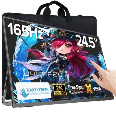 24,5 Zoll Touchscreen Portable Monitor 2K 165Hz Für PC Laptop Spiele mit VESA