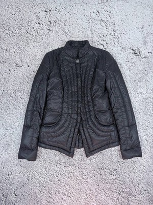 Ermanno Scervino Archival Black Quilted Down Puffer Jacket
