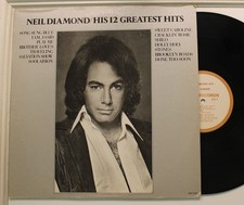 Neil Diamond Lp His 12 Greatest Hits On Mca - Vg To Vg / Vg 