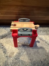 Square Stackable Red Brick Riser Train Track Support Thomas Brio Wooden Railway