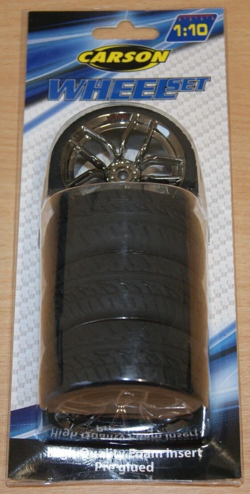 Carson C900161/500900161 1:10 10-Spoke Wheel Set (4 Pcs.) Smoke, (For Tamiya) - Image 2 of 3