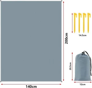 Aybuy Beach Blanket Sand-Free Outdoor Grey