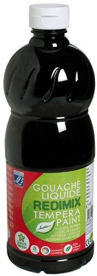 LEFRANC & BOURGEOIS Gouachefarbe 1.000 ml schwarz