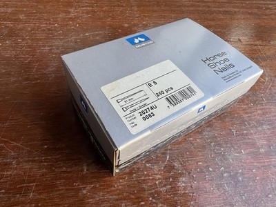 Mustad E5 Horseshoe Nails 51mm   250 Count   Made in Sweden