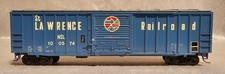 CUST. Athearn HO Scale St Lawrence Railroad 50' Railbox Box Car NSL 100574 Kadee