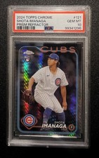 2024 Topps Chrome - Shota Imanaga #121 Prism Refractor (RC) PSA GEM MT 10