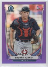 2014 Bowman Chrome Prospects Purple Refractor 83/150 Stuart Turner #BCP84 4g9