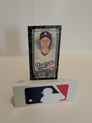2025 Topps Allen & Ginter Shohei Ohtani Mini Card Black Border #132 DODGERS